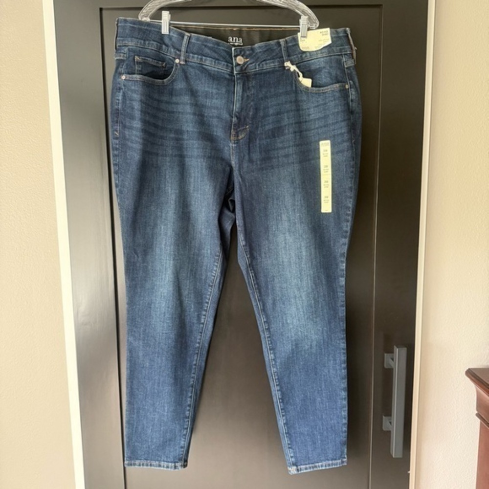 NWT A.N.A women’s mid-rise skinny jeans size 24W